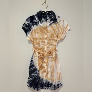 NWOT Young Fabulous & Broke Sunbaked Spiral Wash Dress - Size S